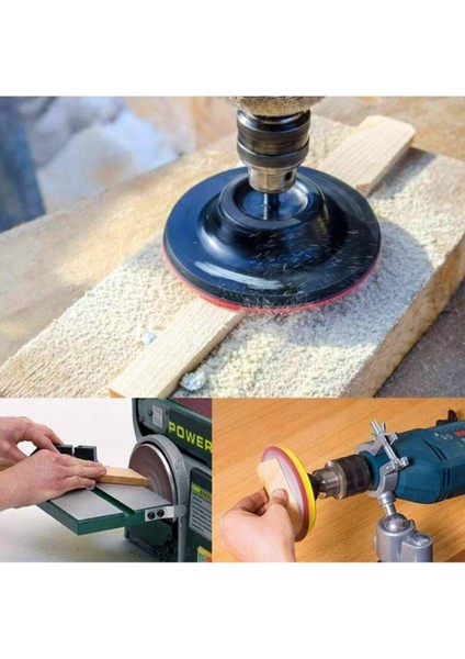 44 Adet Cırt Zımpara Kağıdı El Zımparaları Seti 115 mm Avuç Içi Spiral Taşlama Karma Paket