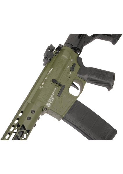 Freya R15 Skeleton 10" Full Metal Olıve Aeg Airsoft Tüfek