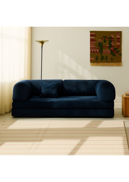 Modern Fitilli Kadife | Köşe Koltuk | 1800X180 Köşe Takımı | Modüler Köşe Takımı | Yataklı L Koltuk | Fitilli Kadife