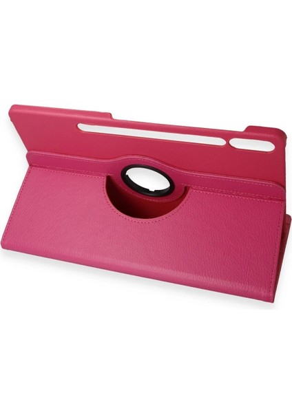 Samsung Galaxy X610 Tab S9 Fe Plus 12.4 Kılıf 360 Tablet Deri Kılıf - Pembe fırsatları