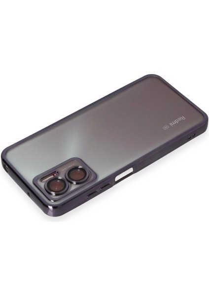 Xiaomi Redmi 10 5g Kılıf Razer Lensli Silikon - Mor modelleri
