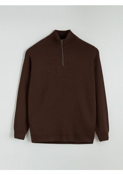 Yeni Sezon Dik Yaka Uzun Kollu Erkek Triko Kazak indirimleri