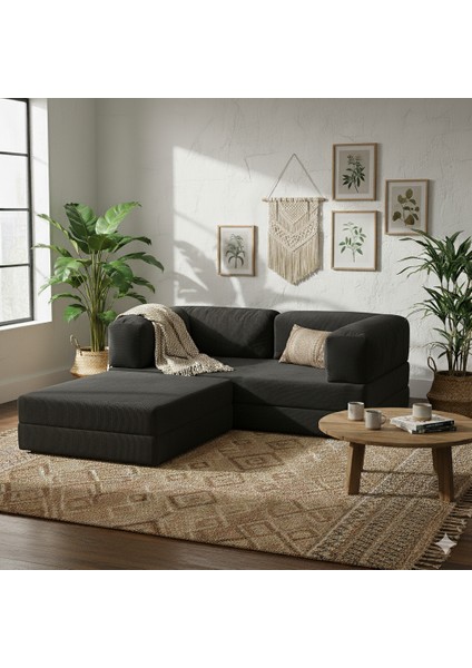 Modern Fitilli Kadife | Köşe Koltuk | 1800X180 Köşe Takımı | Modüler Köşe Takımı | Yataklı L Koltuk | Fitilli Kadife fiyatları