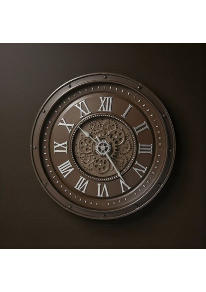 Duvar Saati Ultralux 60X60 (Dekoratif Büyük Boy Şeffaf Camlı) indirimleri