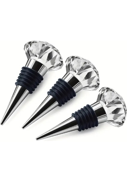 Elmas Şekilli Şarap ve Şampanya Şişesi Tıpaları Koruma ve Tazelik Için Mükemmel indirimleri