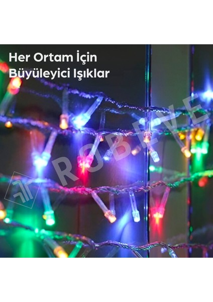 10 Metre 100 Ledli Fişli LED Işık RGB Karışık Renk Yılbaşı Led Işık Dekor Lambası Yılbaşı Ağacı Işığı Organizasyon LED Işık fiyatları