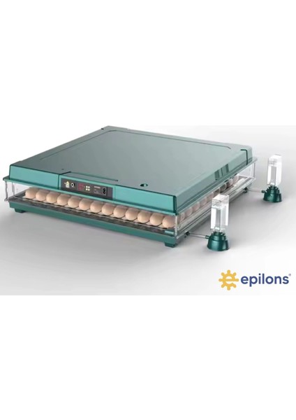 Slim Yeni Model 130’lu Gün Sayaçlı Otomatik Kuluçka Makinesi – Tavuk Kaz Ördek Kuş Yumurtası Uyumlu