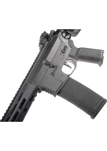 Carbon M4 AR15 M-Lok 8" Charlie Pil Şarj Dahıl Set DA-C08-CRB