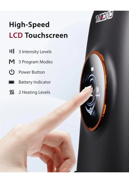 Cıncom El Masaj Makinesi Ağrı, Artrit ve Gelişmiş Dolaşım Için - Siyah indirimleri