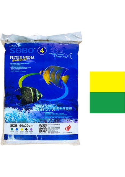 Nrtmsa Sobo Filtre Süngeri 90x30x2 Sarı Yeşil fiyatları