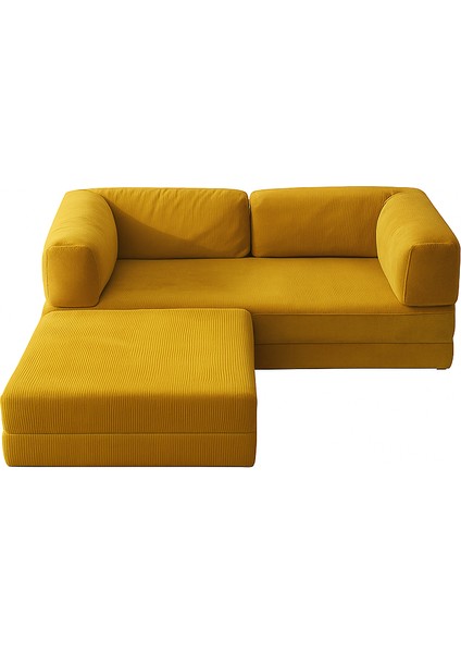 Modern Fitilli Kadife | Köşe Koltuk | 1800X180 Köşe Takımı | Modüler Köşe Takımı | Yataklı L Koltuk | Fitilli Kadife modelleri