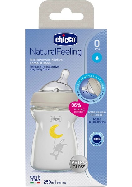 Natural Feeling Cam Biberon 0 Ay+ 250 ml modelleri