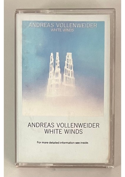 Andreas Vollenweider White Winds Kaset (Orijinal 1984 Dönem Baskı Kaset)