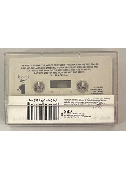 Andreas Vollenweider White Winds Kaset (Orijinal 1984 Dönem Baskı Kaset) fiyatları