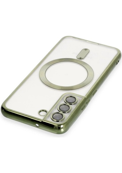 Samsung Galaxy S22 Kılıf Kross Magneticsafe Kapak - Koyu Yeşil modelleri