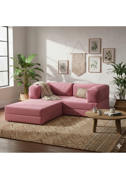 Modern Fitilli Kadife | Köşe Koltuk | 1800X180 Köşe Takımı | Modüler Köşe Takımı | Yataklı L Koltuk | Fitilli Kadife fiyatları