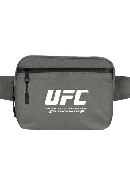 Ufc Ultimate Championship Bel Çantası Fermuarlı Gri Renk