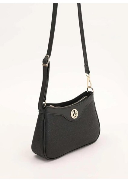 Fermuarlı Petek Desen Kadın Omuz Çantası 930210 Siyah modelleri