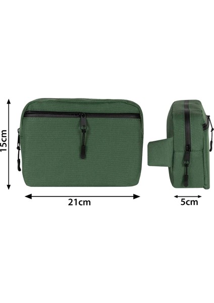 Kawaski Logo Bel Çantası Fermuarlı Yeşil Renk modelleri