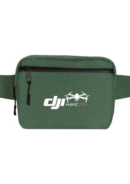 Dj Mavic Pro 2 Bel Çantası Fermuarlı Yeşil Renk