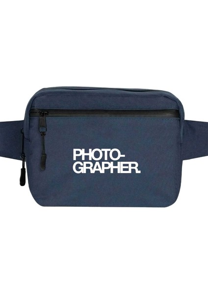Photohrapher Bel Çantası Fermuarlı Lacivert Renk