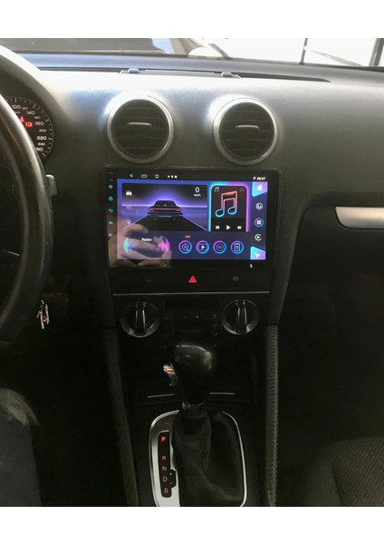 Audı A3 2003-12 9" Uyumlu Android Multimedia Gerçek 4/64 Kablosuz Carplay Geri Görüş Kameralı modelleri