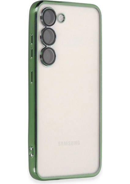 Samsung Galaxy S24 Plus Kılıf Razer Lensli Silikon - Yeşil