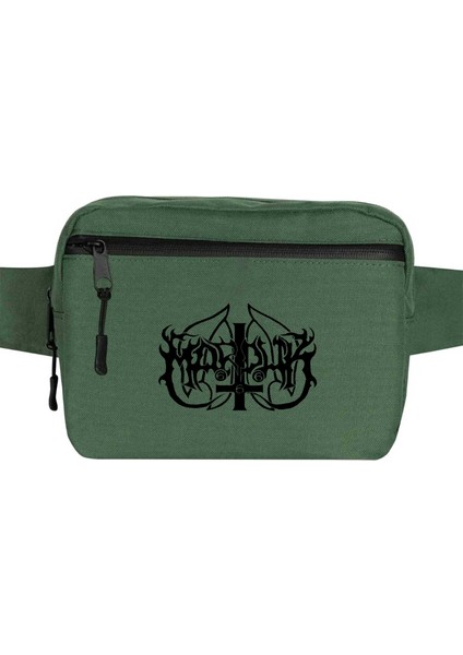 Marduk Logo Bel Çantası Fermuarlı Yeşil Renk