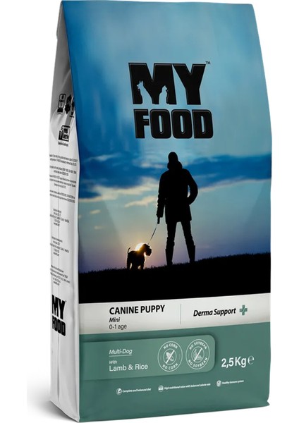 Kuzulu Pirinçli Mini Irk Yavru Köpek Maması – 2.5 kg