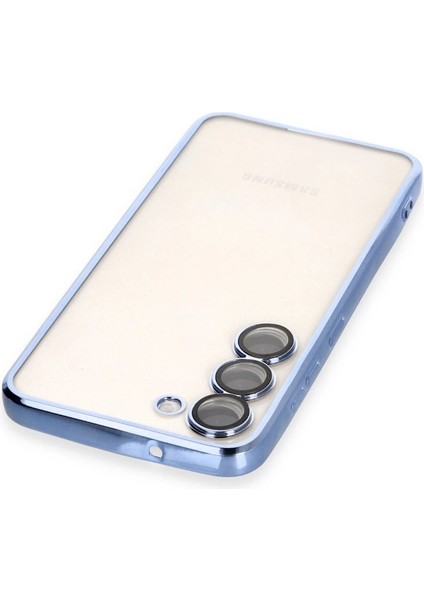 Samsung Galaxy S24 Kılıf Razer Lensli Silikon - Açık Mavi modelleri
