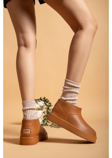 Kadın Su Geçirmez Kürklü Soğuk Havaya Dayanıklı Kaymaz Eva Taban Yağmur ve Kışlık Bot fırsatları