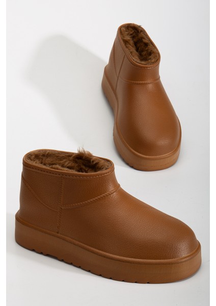 Kadın Su Geçirmez Kürklü Soğuk Havaya Dayanıklı Kaymaz Eva Taban Yağmur ve Kışlık Bot indirimleri