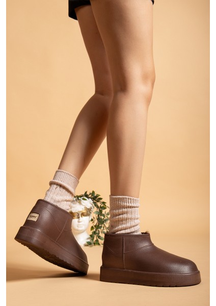 Kadın Su Geçirmez Kürklü Soğuk Havaya Dayanıklı Kaymaz Eva Taban Yağmur ve Kışlık Bot modelleri