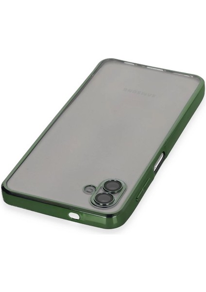 Samsung Galaxy A04 Kılıf Razer Lensli Silikon - Yeşil modelleri