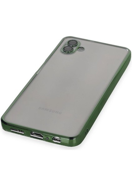 Samsung Galaxy A04 Kılıf Razer Lensli Silikon - Yeşil fırsatları