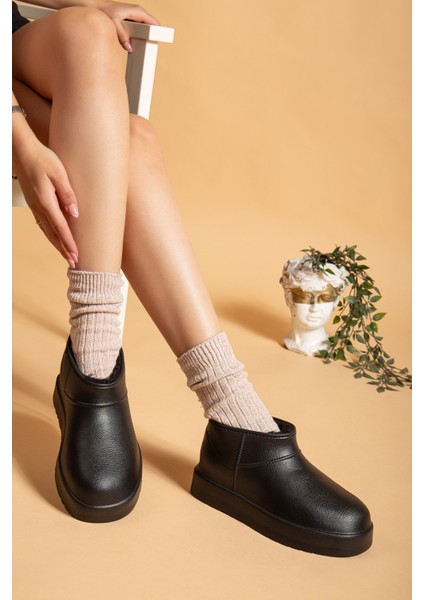 Kadın Su Geçirmez Kürklü Soğuk Havaya Dayanıklı Kaymaz Eva Taban Yağmur ve Kışlık Bot modelleri