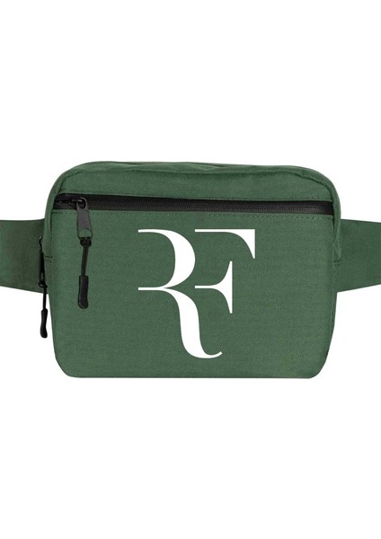 Rafael N. Bel Çantası Fermuarlı Yeşil Renk