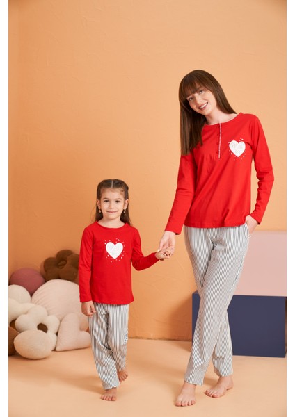 Kadın Patlı Pijama Takımı 28062