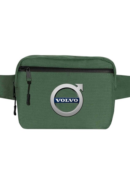 Volvo Logo Bel Çantası Fermuarlı Yeşil Renk