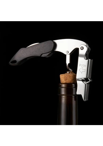 Tirbuşon Siyah Saplı Paslanmaz Çelik indirimleri