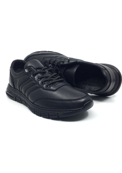 %100 Deri Ortopedik Erkek Kışlık Rahat Günlük Ithal Kauçuk Kaymaz Taban Lastik Bağcıklı Sneaker Ayakkabı 40-44