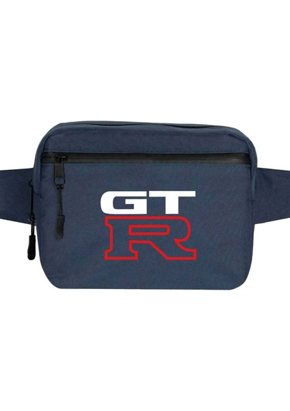 Nissan Gtr Logo Bel Çantası Fermuarlı Lacivert Renk