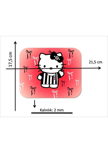 Beşiktaş Hellokitty Baskılı Mouse fiyatları