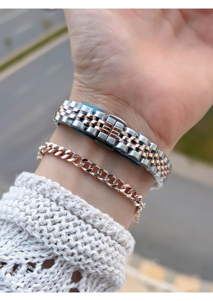 Ferrucci Vintage Mini Çelik Kordon 2 Yıl Garantili Yeni Sezon 30 mt Suya Dayanıklı Kadın Kol Saati B.03412.M5 modelleri