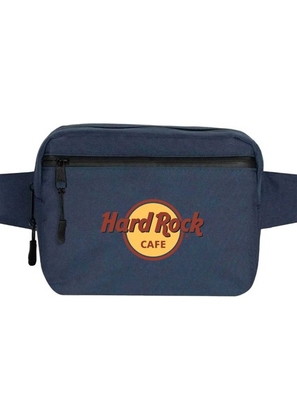 Hard Rock Cafe Bel Çantası Fermuarlı Lacivert Renk