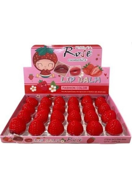 Çilek Şeklinde Lip Balm modelleri
