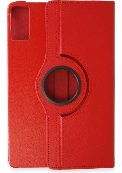 Xiaomi Redmi Pad Se Kılıf 360 Tablet Deri Kılıf - Kırmızı