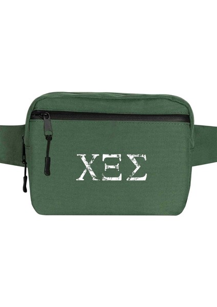 Rotting Christ Logo Bel Çantası Fermuarlı Yeşil Renk