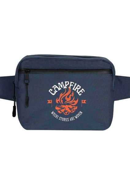 Camp Fire Bel Çantası Fermuarlı Lacivert Renk