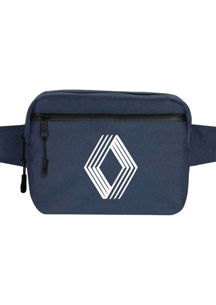 Renault Logo Bel Çantası Fermuarlı Lacivert Renk